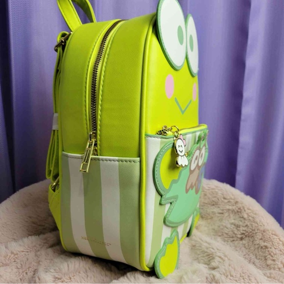 Her Universe Keroppi Sanrio Backpack + Card Wallet - Picture 6 of 8